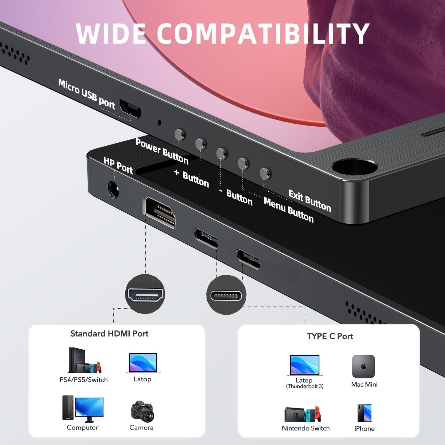UPERFECT 15.6 Non Touch Monitor - Power Gear