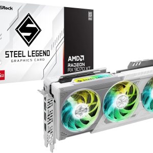 ASRock Steel Legend RX 9070 XT 16GB GDDR6 Graphics Card - Power Gear