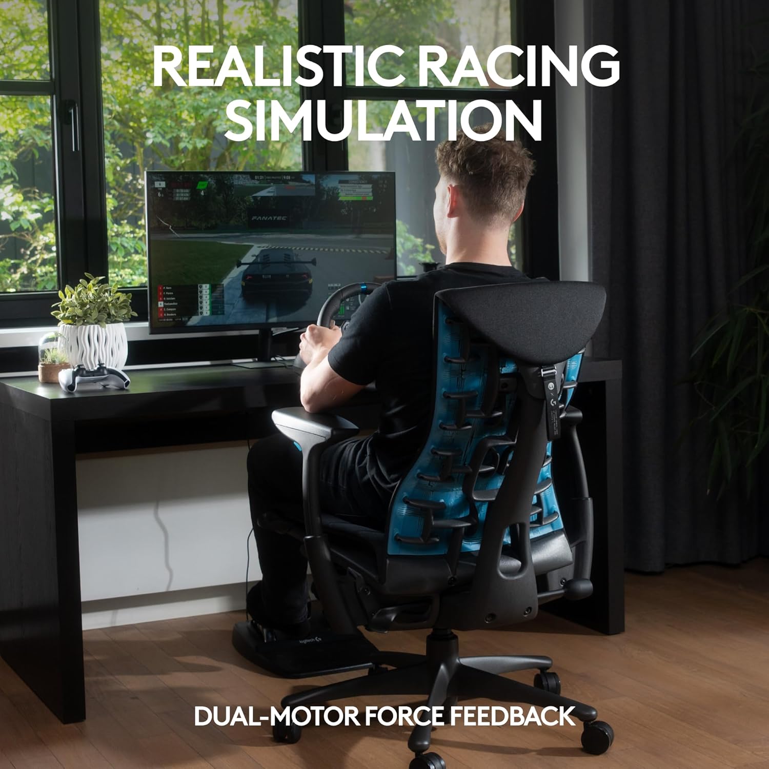 Logitech Driving Force G29 Racing Gaming Wheel - Power Gear