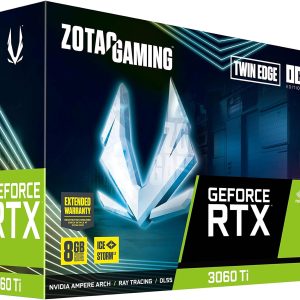 ZOTAC Gaming GeForce RTX 3060 Ti Twin Edge OC 8GB GDDR6 Graphics Card - Power Gear