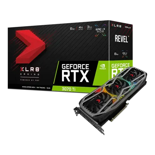 PNY GeForce RTX 3070 Ti 8GB GDDR6X Graphics Card - Power Gear