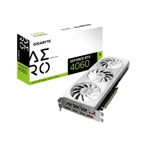 GIGABYTE GeForce RTX 4060 AERO OC 8G GDDR6 Graphics Card - Power Gear