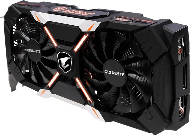 Gigabyte AORUS GeForce GTX 1060 Xtreme Edition 6G 9Gbps Graphics Card - Power gear