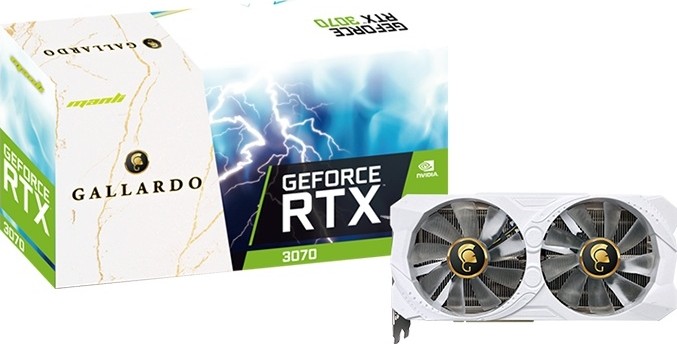 Manli GeForce RTX 3070 Gallardo Geforce 8GB GDDR6 Graphic Card - Power Gear